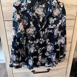 Victoria's Secret Navy Floral Pajamas